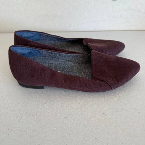 Dr. Scholl's Be Free Loafers | Burgundy Corduroy | Size 8.5 (NWOT) - Picture 1 of 5
